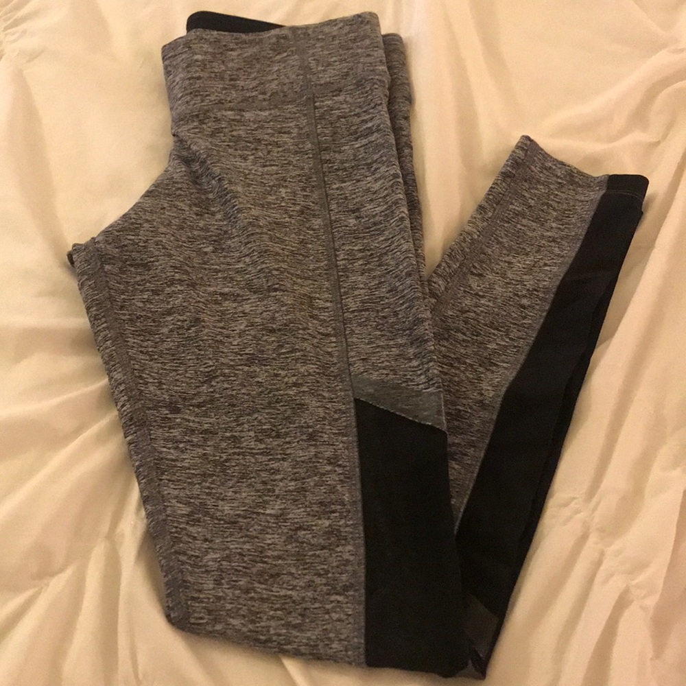 Long Grey & Black Active Bottom